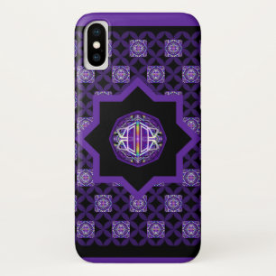 Purple W3 iPhone X Case