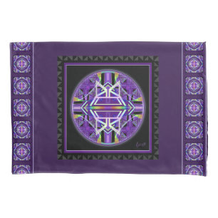 Purple W3 Duvet Cover