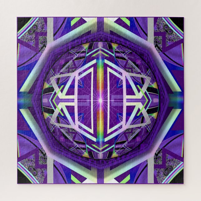 Purple W3 Jigsaw Puzzle (Vertical)
