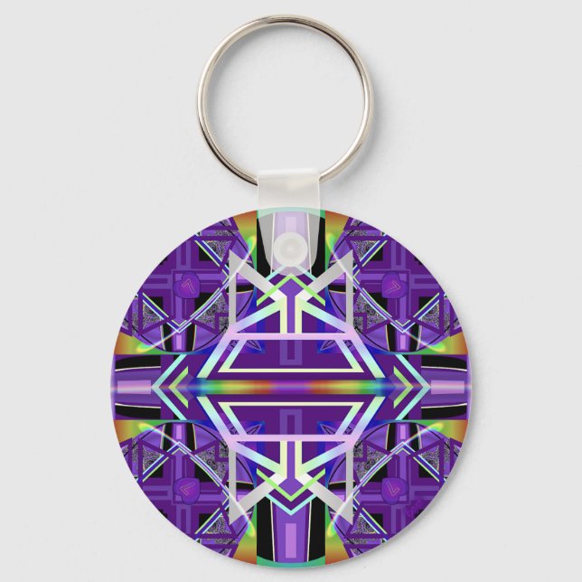 Purple W3 Key Ring (Front)