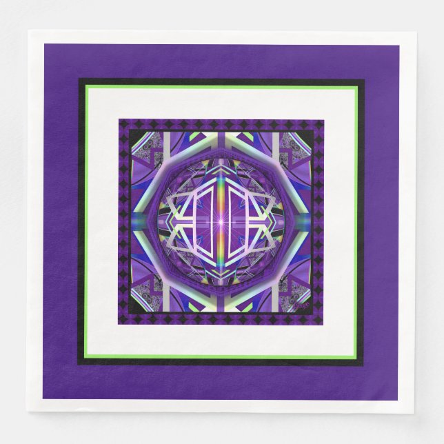 Purple W3 Napkin (Front)