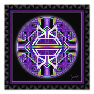 Purple W3 Photo Print