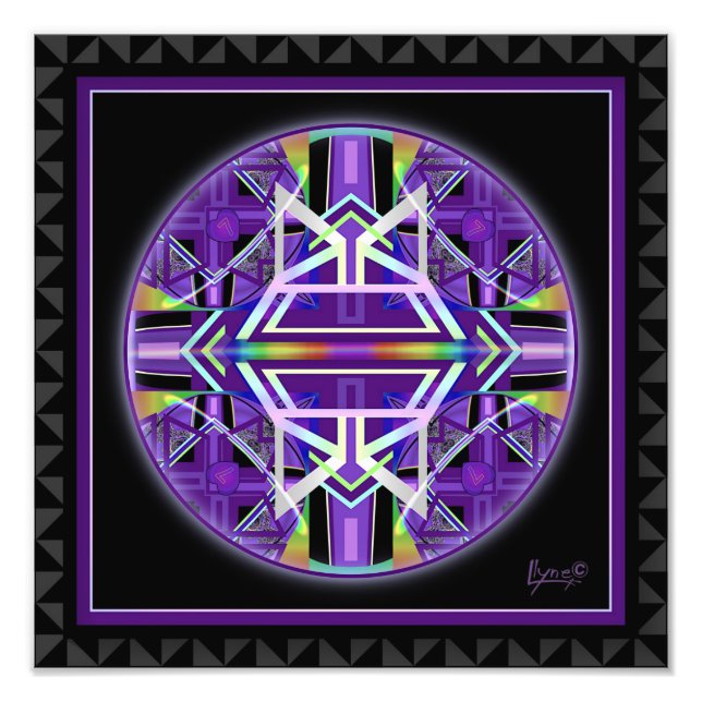 Purple W3 Photo Print (Front)