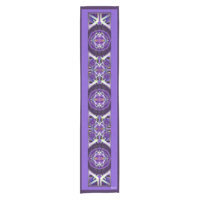 purple W3 Short Table Runner (Front)