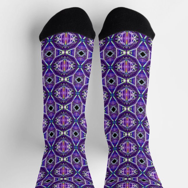 Purple W3 Socks (Top)