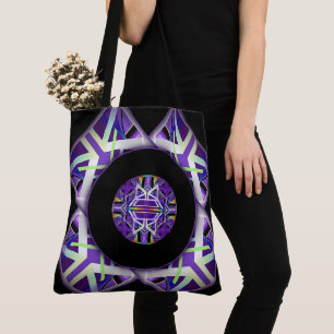 Purple W3 Tote Bag
