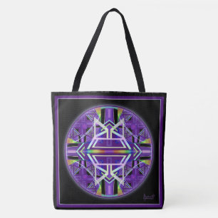 Purple W3 Tote Bag
