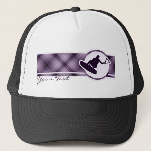 Purple Wakeboarder Trucker Hat
