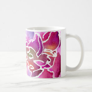 Purple Wallflower Mug