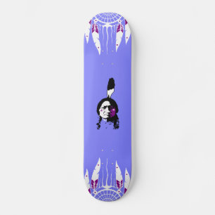 Purple War Paint Skateboard