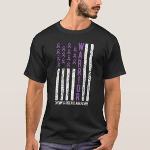 Purple Warrior For Women & Men Crohn's Awareness T-Shirt