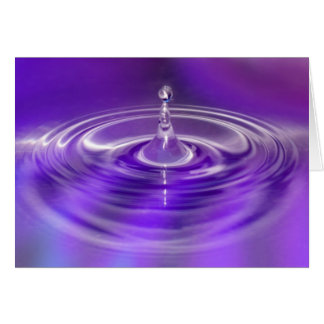 Purple Water Drop