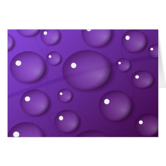 Purple Water Drop Pattern (Front Horizontal)