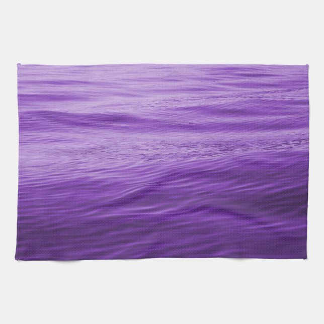 Purple Water Tea Towel (Horizontal)