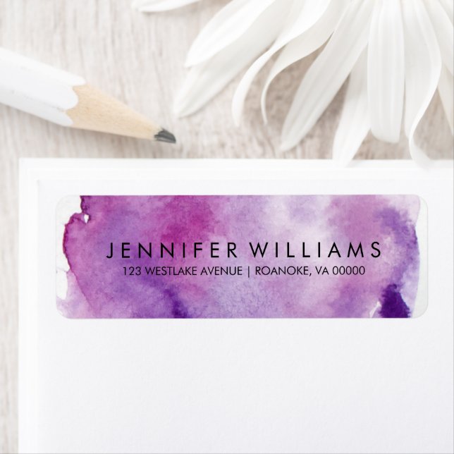 Purple Watercolor (Insitu)