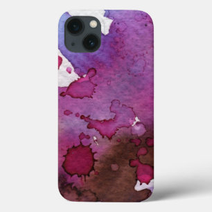 Purple Watercolor Background iPhone 13 Case