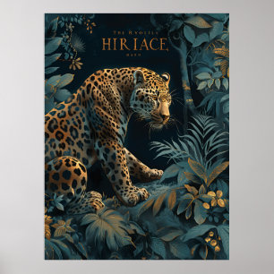 Purple Watercolor Floral Botanical Poster