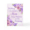 Purple Watercolor Flowers Mom Birthday