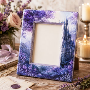 Purple Watercolor Gothic Indigo Spire Castle Tissue Paper