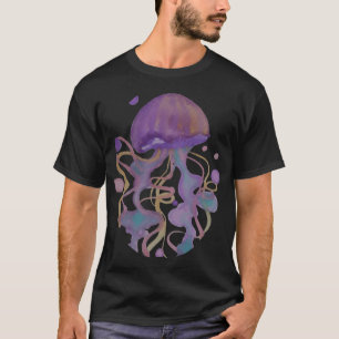 Purple watercolor jellyfish T-Shirt
