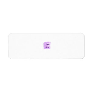Purple watercolor splashes add text here custom pe