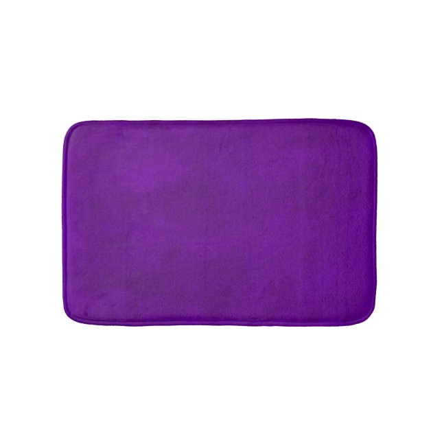 Purple Watercolor Wash Bath Mat (Front)