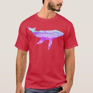 Purple Watercolor Whale T-Shirt