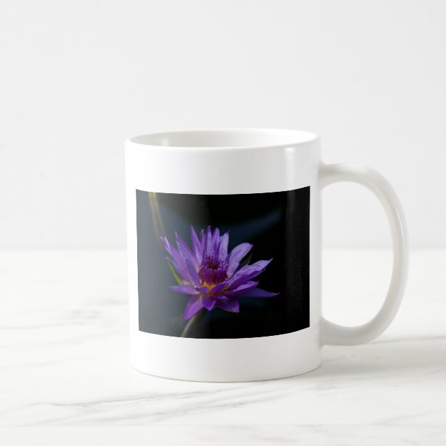 Purple Waterlily Coffee Mug (Right)