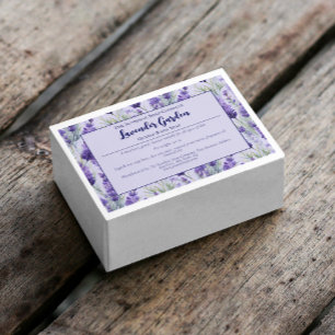 Purple Waterproof Lavender Soap Cosmetics Label