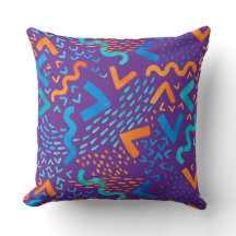 Purple Wave Bright Abstract Watercolor Patterns