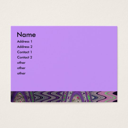 purple wave business card