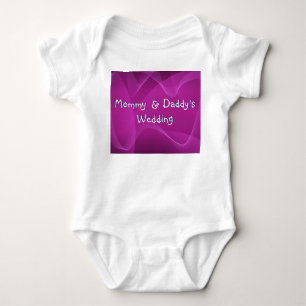 Purple Waves Baby Bodysuit
