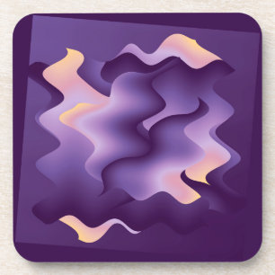 Purple waves coaster