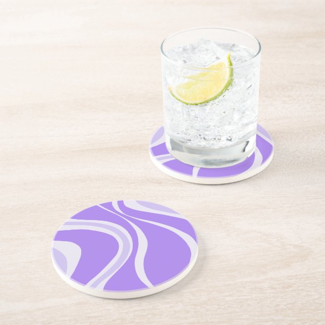 Purple Waves Coaster (Side)