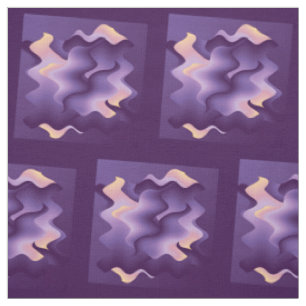 Purple waves fabric