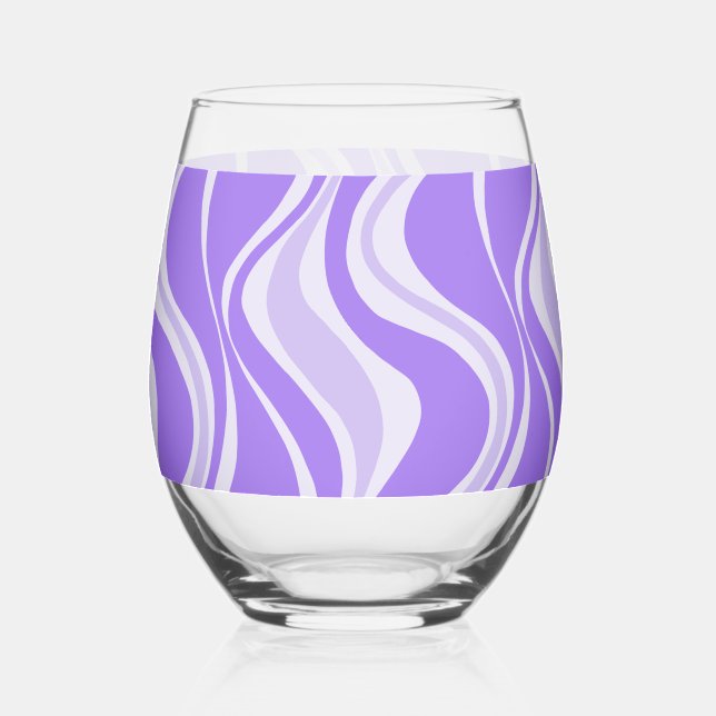 Purple Waves Glass (Front)