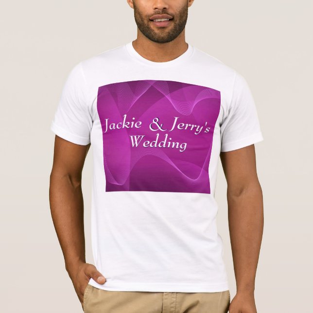 Purple Waves T-Shirt (Front)