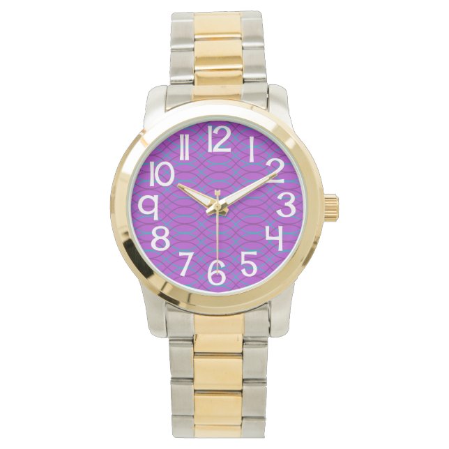 Purple Waves  Watch (Front)