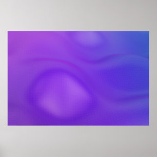 Purple wavy background poster