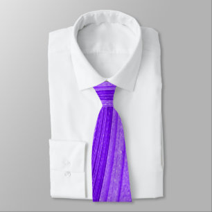 Purple Wavy Glitter Tie
