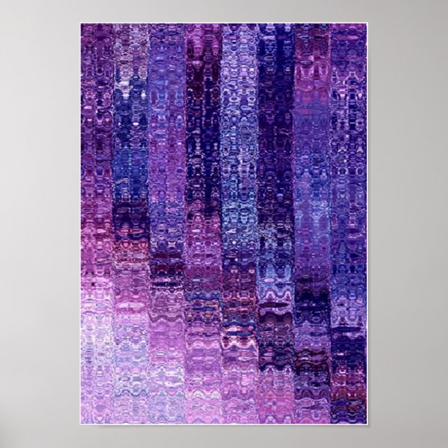 Purple Weave Poster (Front)