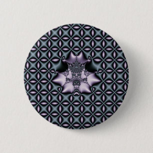 Purple Web 6 Cm Round Badge