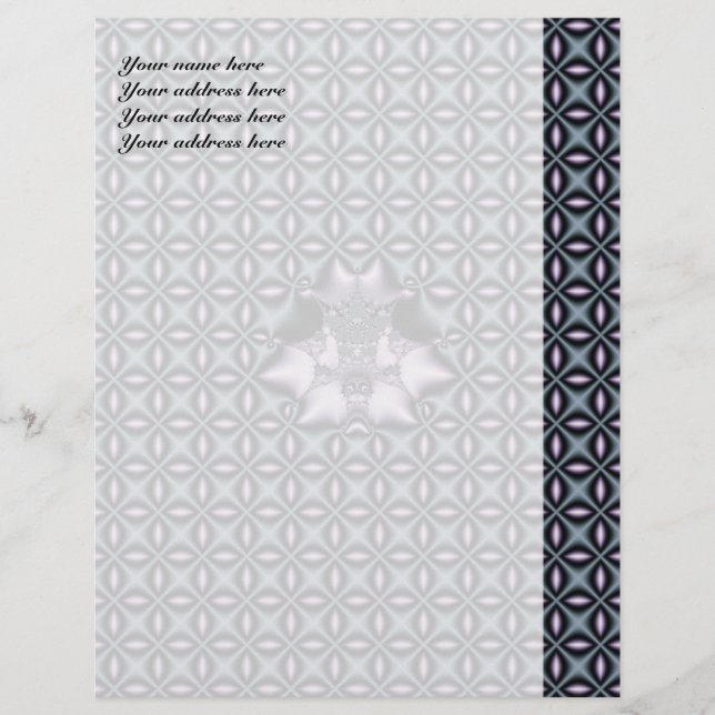 Purple Web Letterhead Template (Front)
