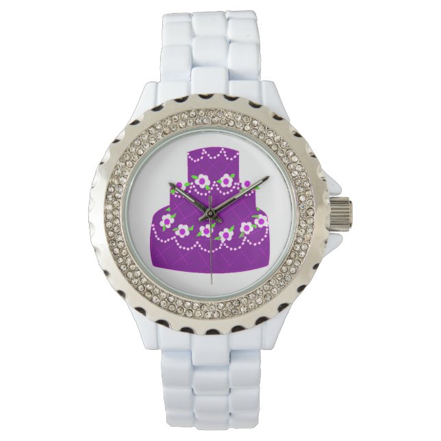 Purple Wedding Cake Watch (Front)