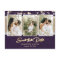 Purple Wedding Save The Date Photo Postcards
