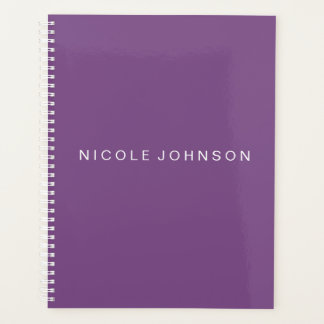 Purple / Weekly/Monthly Planner