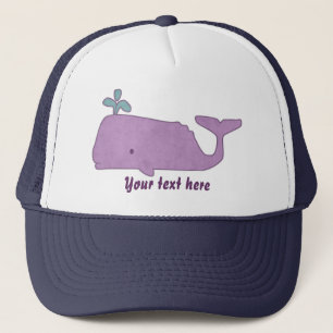 Purple Whale Hat