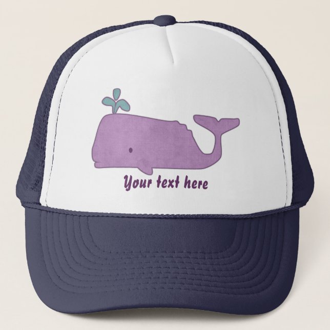 Purple Whale Hat (Front)