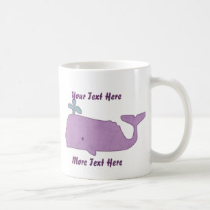 Purple Whale Mug