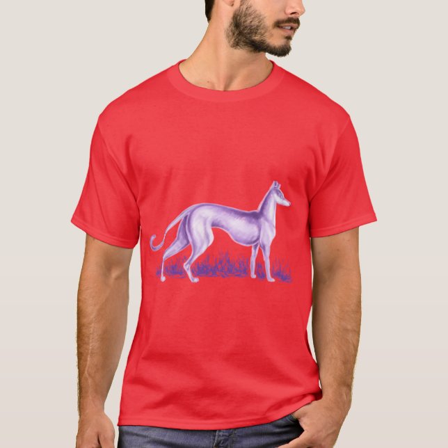 Purple Whippet boy T-Shirt (Front)